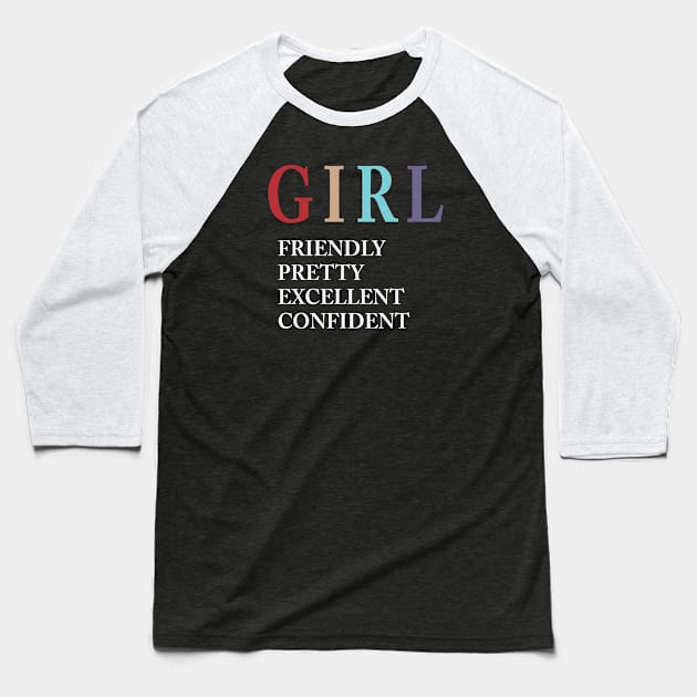 Girl Baseball T-Shirt by TheCosmicTradingPost